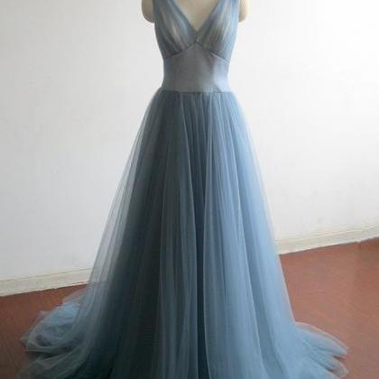 Elegant Simpletulle Formal Prom Dress, Beautiful..