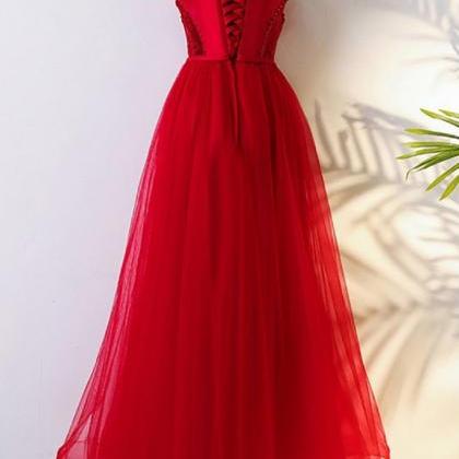 Elegant Sweetheart A-line Satin And Tulle Formal..