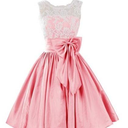 Eveing Dresses O-neck Homecoming Dress Lace Prom..