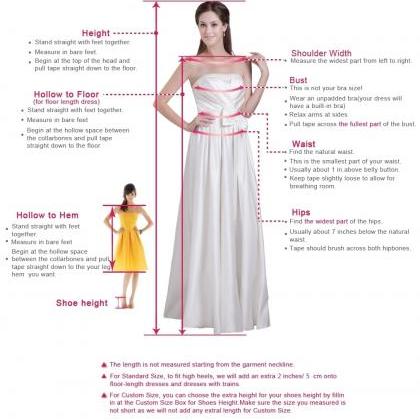 V-neck Prom Dress Pink Rhinestone Prom Dress..