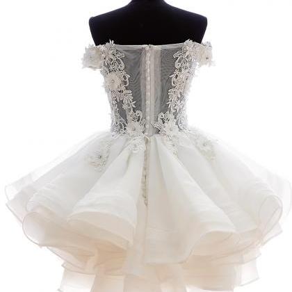 Sexy Wedding Dress,short Wedding Dress, Lace..