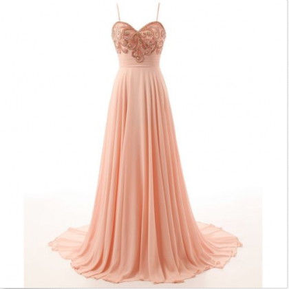Custom Made Prom Dress Long Evening Dress Beading..