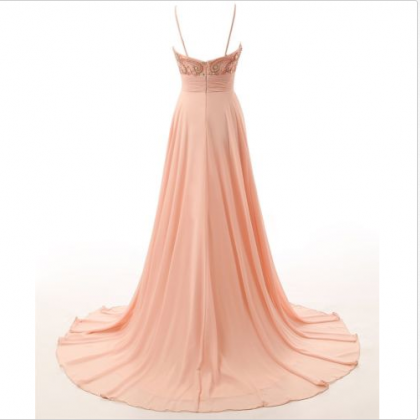 Custom Made Prom Dress Long Evening Dress Beading..