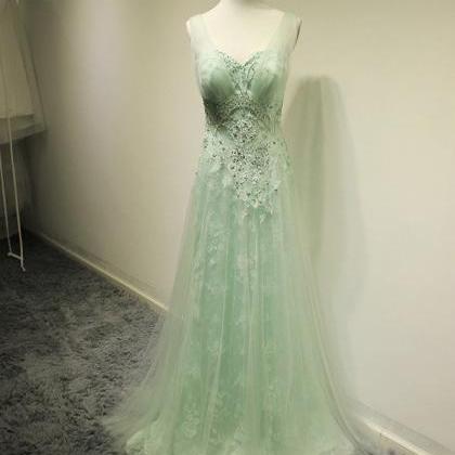 Mint Green Prom Dresses,2016 Evening Dresses,..