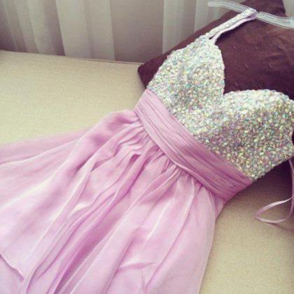 Short Homecoming Dress, Pink Homecoming..