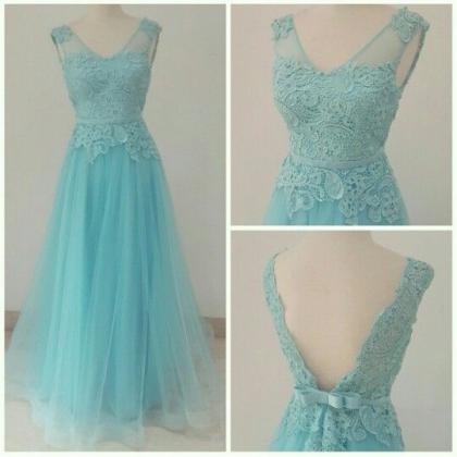Light Blue Prom Dresses,prom Dress,modest Prom..