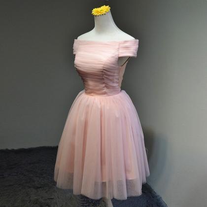 Pink Homecoming Dress,homecoming Dresses,beading..