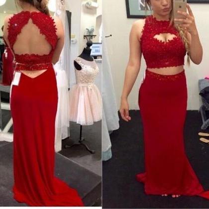 High Quality Prom Dress,2 Pieces Prom..