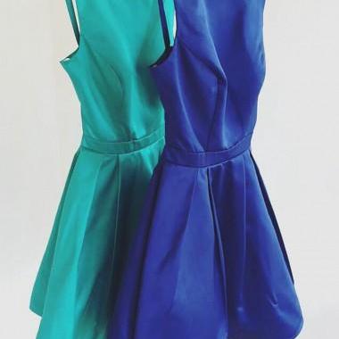 Royal Blue Homecoming Dress,Cute Pr..
