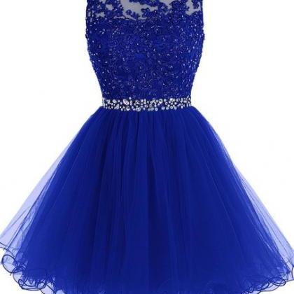 Tulle Homecoming Dress,lace Homecoming..