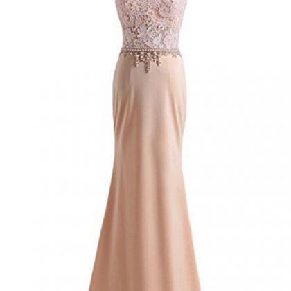 Women's Chiffon Lace Prom Dresses..