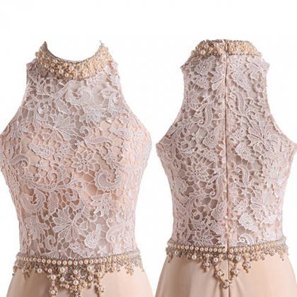 Women's Chiffon Lace Prom Dresses..