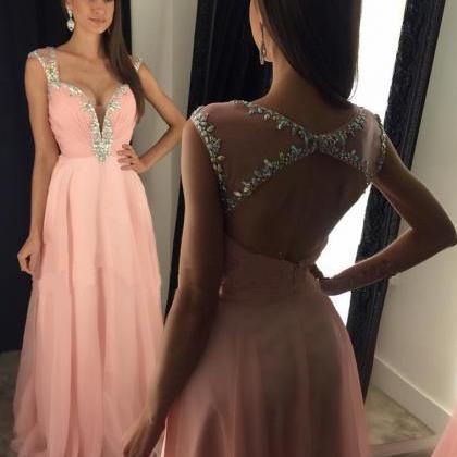 Prom Dress,modest Prom Dress,stunning Beaded..