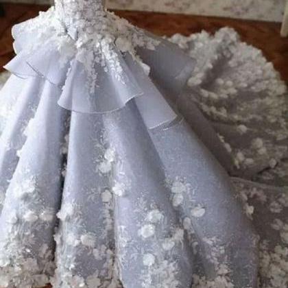Gorgeous Wedding Dress,floral Bridal..