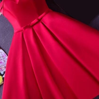 Red Prom Dress,sweetheart Prom Dress,mini Prom..