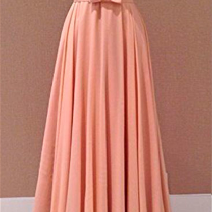 2017 Style Prom Dress Blush Pink Chiffon Evening..