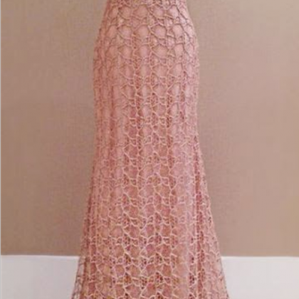 2017 Style Prom Dress Blush Pink Evening Gowns..