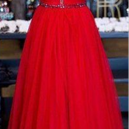 Red Prom Dresses,a Line Prom Dress,prom Gown,sexy..