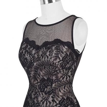 Trumpet Silhouette Dress with High Slit and Lace-Up Back Rust main image 1