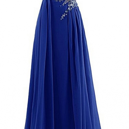 Sweetheart Beading Floor-length Chiffon Prom Dress Evening Gown On Luulla