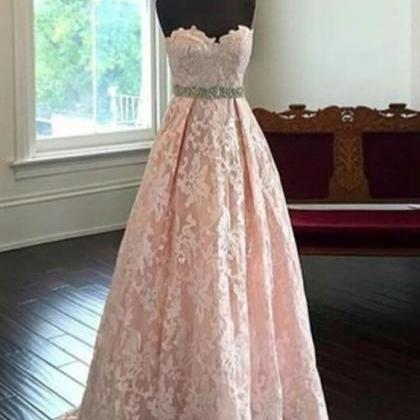 Prom Dress,blush Pink Prom Dress,long Prom..