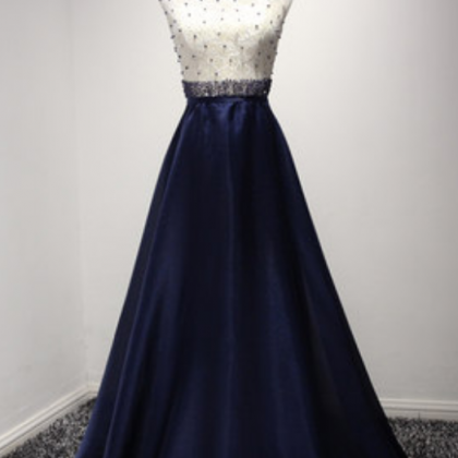 Prom Dresses Prom Gowns,navy Blue Prom Dresses,..