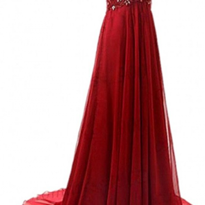 Long Sweetheart Prom Ball Gown Beading A-line..