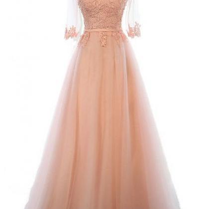 Lace Bridesmaid Dress, Long Wedding Dress,maxi..