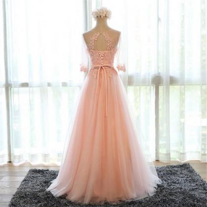 Lace Bridesmaid Dress, Long Wedding Dress,maxi..