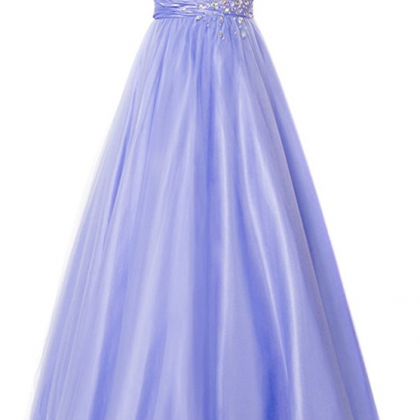 Strapless Princess Ball Gown Prom Dress With Gems