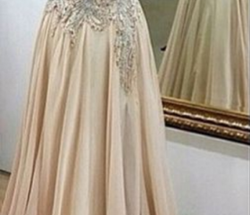 Chiffon Wrap-Front Beaded Long Sleeve Formal Dress Periwinkle