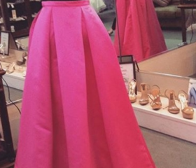 Two Piece A Line Appliques Ivory Tulle Prom Dress LBQ0412 main image 1