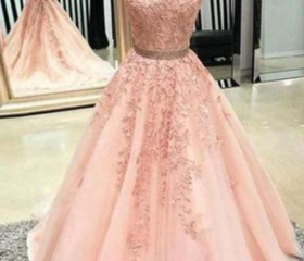 A-line V-neck Applique Pleated Tulle Mini Prom Dress White main image 1