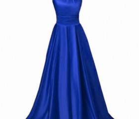 Simple Satin Straps Junior Prom Dress GTEEN069 main image 1