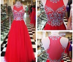 Red Prom Dresses,prom Dress,red Prom Gown,prom Gowns,elegant Evening ...