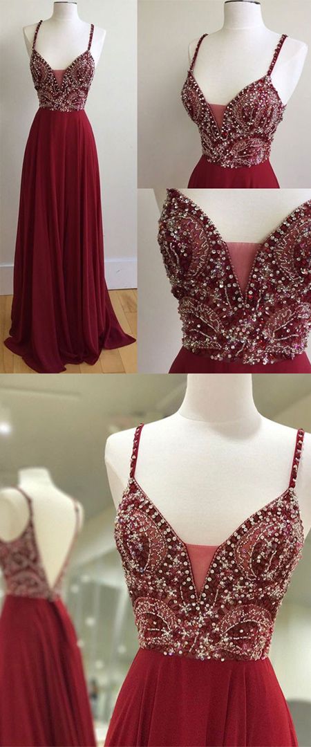 Burgundy Prom Dresses,wine Red Prom Dress,wine Red Prom Dresses,formal Gown,simple Evening Gowns,modest Party Dress,chiffon Prom Gown For Teens