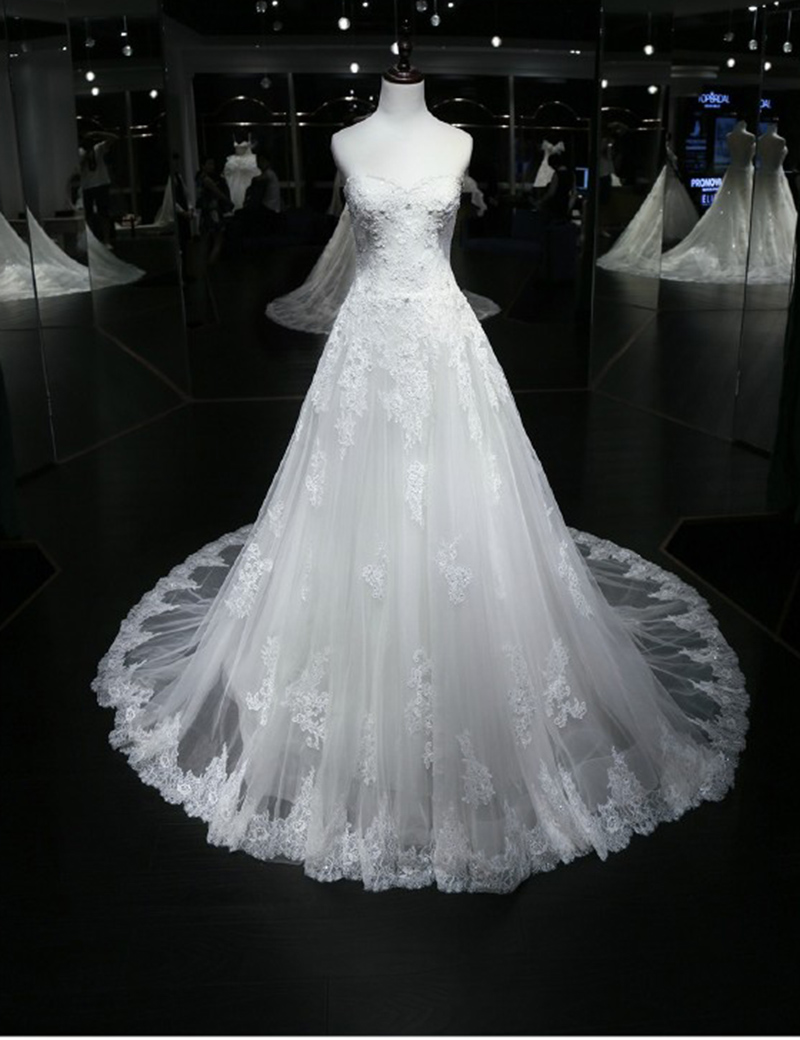 Elegant Wedding Dress, Wedding Dresses,wedding Dress,wedding Gown,bridal Gown,bride Dresses, A-line Bridal Dress,lace Wedding Dress,appliqued