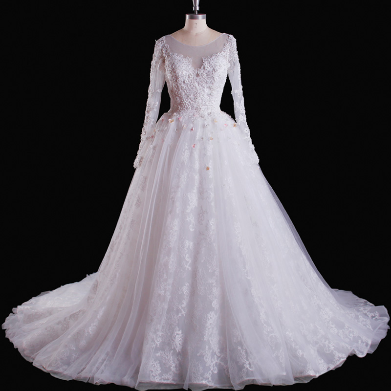 Wedding Dress,wedding Gown,bridal Gown,bride Dresses, Long Wedding Dresses, Ball Gown Wedding Dress,lace Wedding Dress,princess Wedding Gown,long