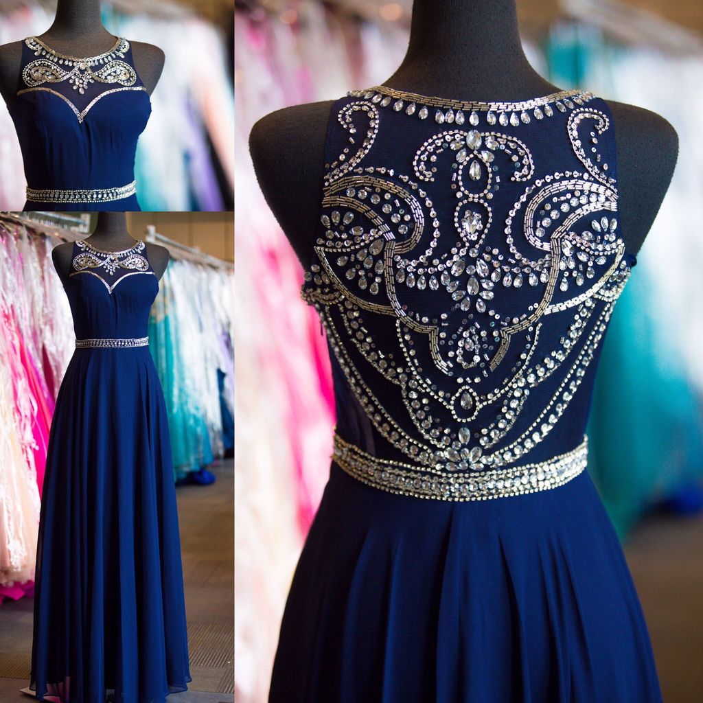 Royal Blue Chiffon Prom Dresses Wedding Party Dresses Formal Dresses Sweet 16 Dresses Banquet Dresses