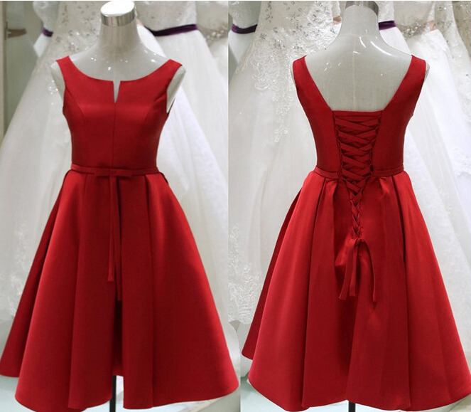 Red Homecoming Dress,short Homecoming Dress,chiffon Prom Gown,prom Dress For Junior,party Dress,short Prom Dress