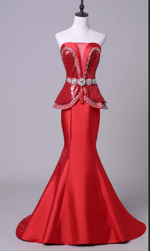 Evening Dresses, Evening Dress Lace, Evening Dress,mermaid Evening Dresses,pageant Dresses,prom Dresses,red Dress