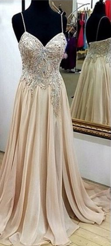 Flora Chiffon Prom Dress Evening Dress With Beading main image 1
