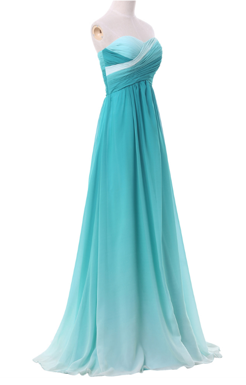 Elegant Carlin's Elegant Evening Gown, Special Occasion, Long Gown, Blue Pink Green Chiffon Gown, Luxurious Formal Dress