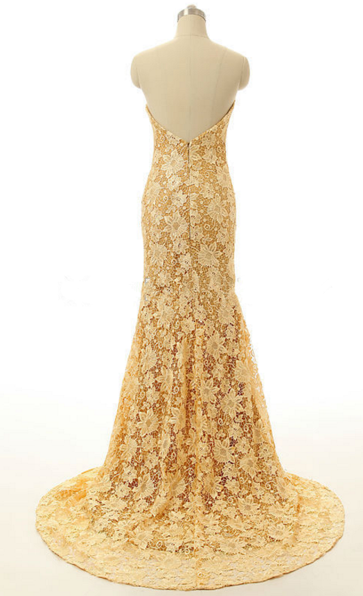 sleeveless mermaid gown