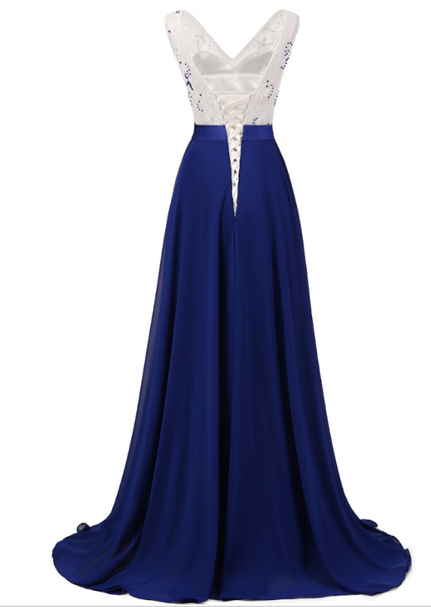 The Fashion V Neck Sleeveless Ball Gown On Luulla 6050