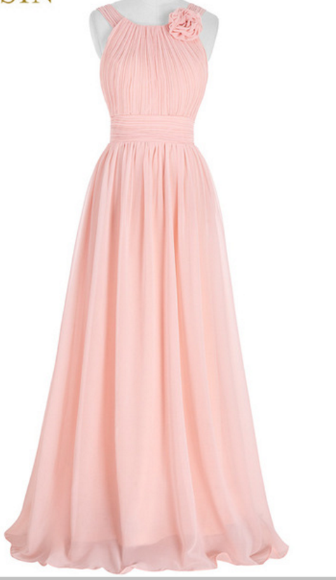 Elegant Pink Bridesmaid Dresses Evening Dresses