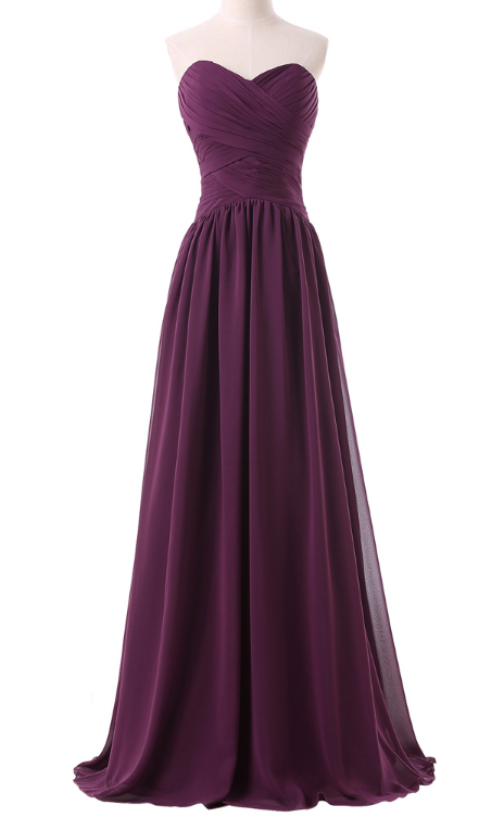 The Purple Dress Chiffon Gown With A Sexy Floor Length And A Formal Ball Gown