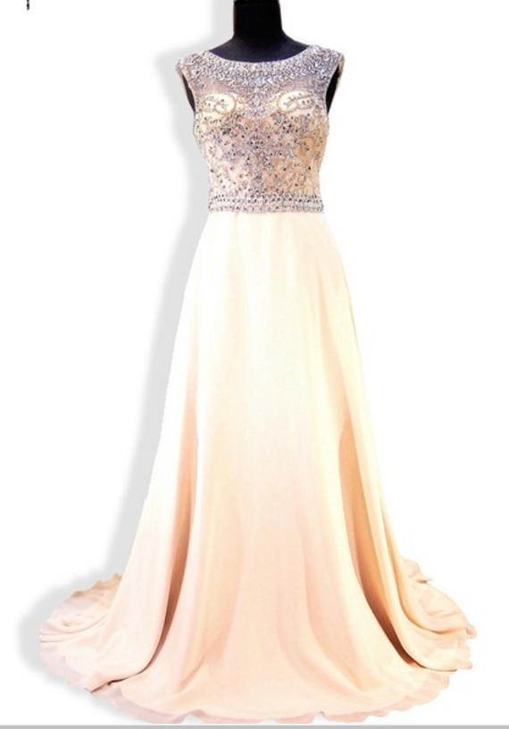 The Newly Arrived Heavy Bead Crystal Has No Back Chiffon And A Formal Evening Dress