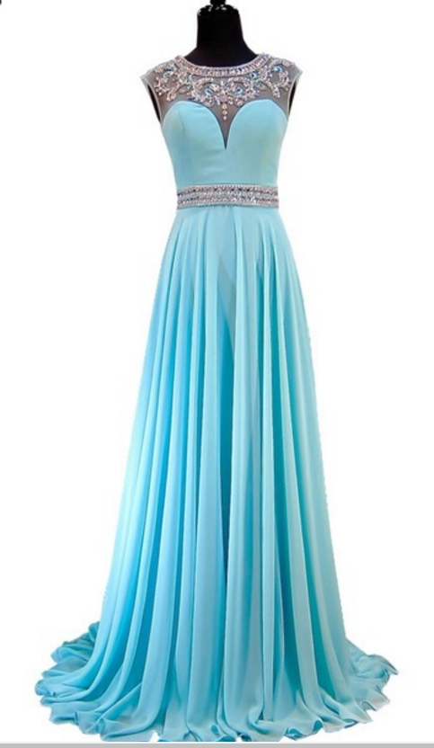 The Stunning Pale Blue Gown With A Beaded Crystal Suspenders With An African Woman's Gown Evening Dresses