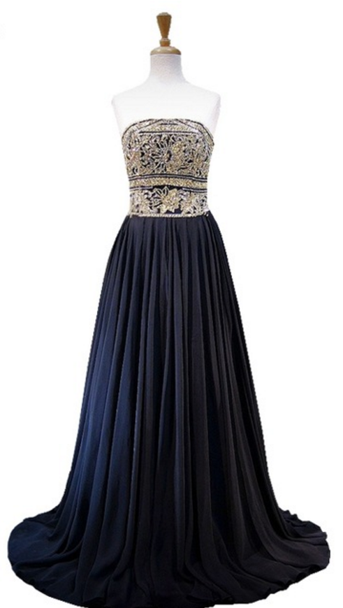 tuxedo evening dress